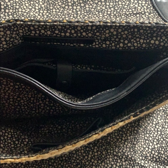 Loeffler Randall straw and leather purse - Picture 4 of 13